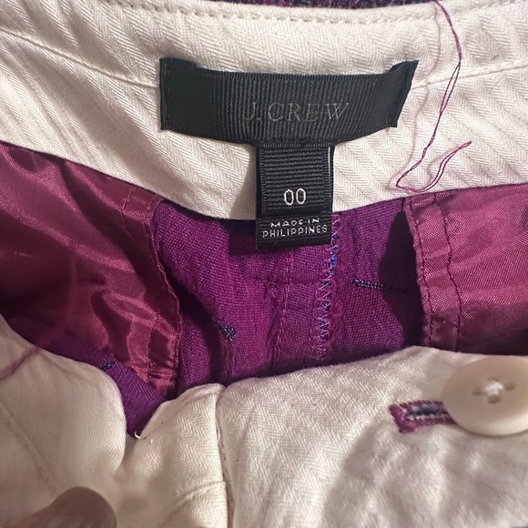 J. Crew Women's Garden Pants in Midnight Floral Jacquard - Picture 2 of 2